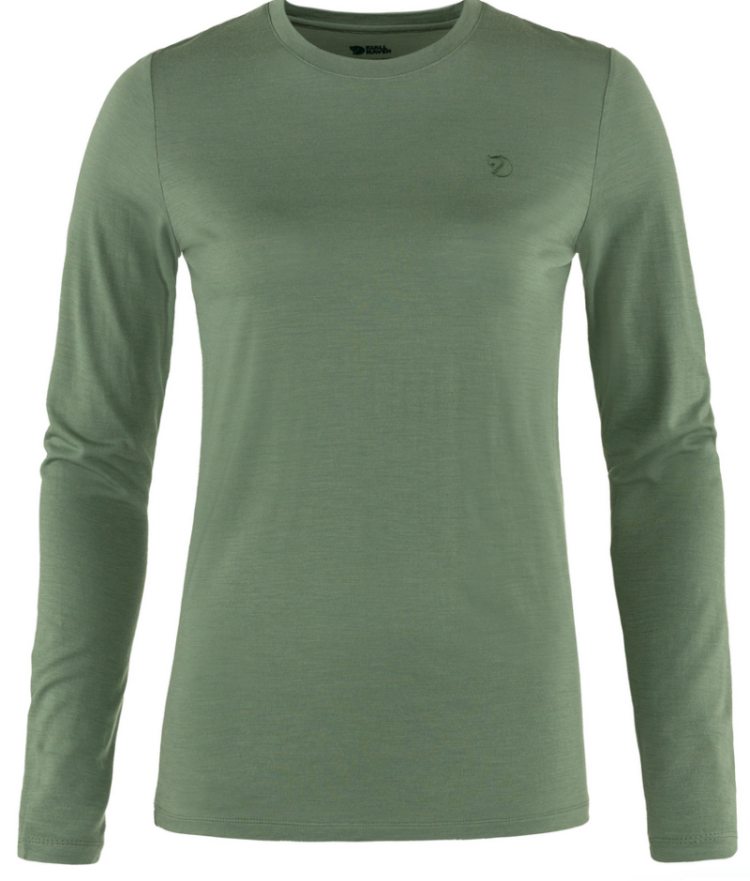 Abisko Wool LS Women 614 patina gree