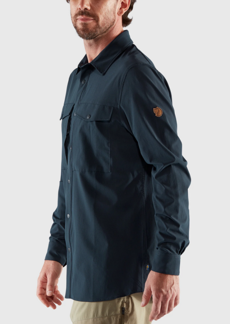 Abisko Trekking Shirt Men 555 dark navy
