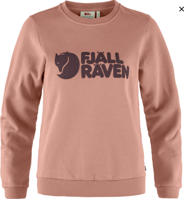 Fjällräven Logo Sweater Women 300-357 Dusty R