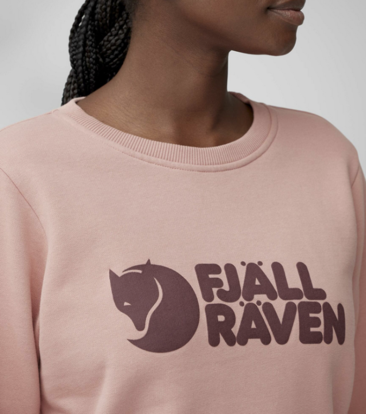 Fjällräven Logo Sweater Women 300-357 Dusty R