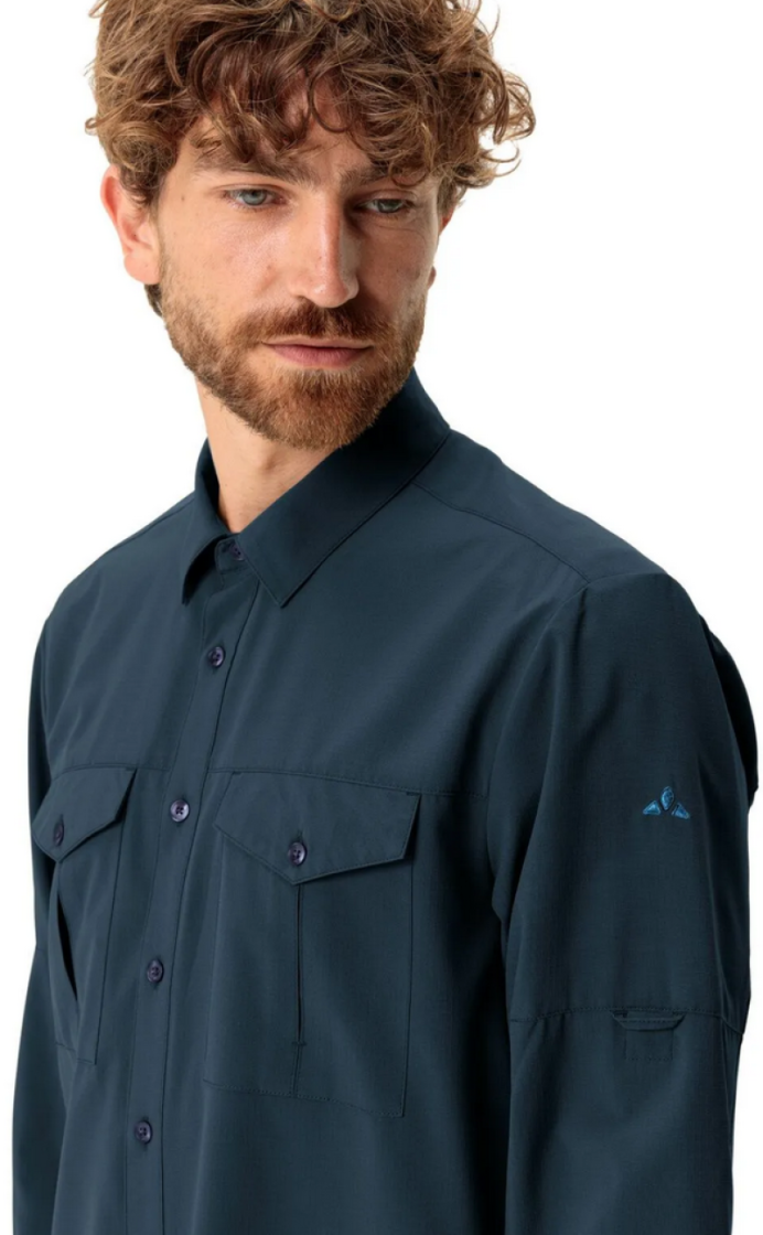 Me Rosemoor LS Shirt II 160 dark sea un