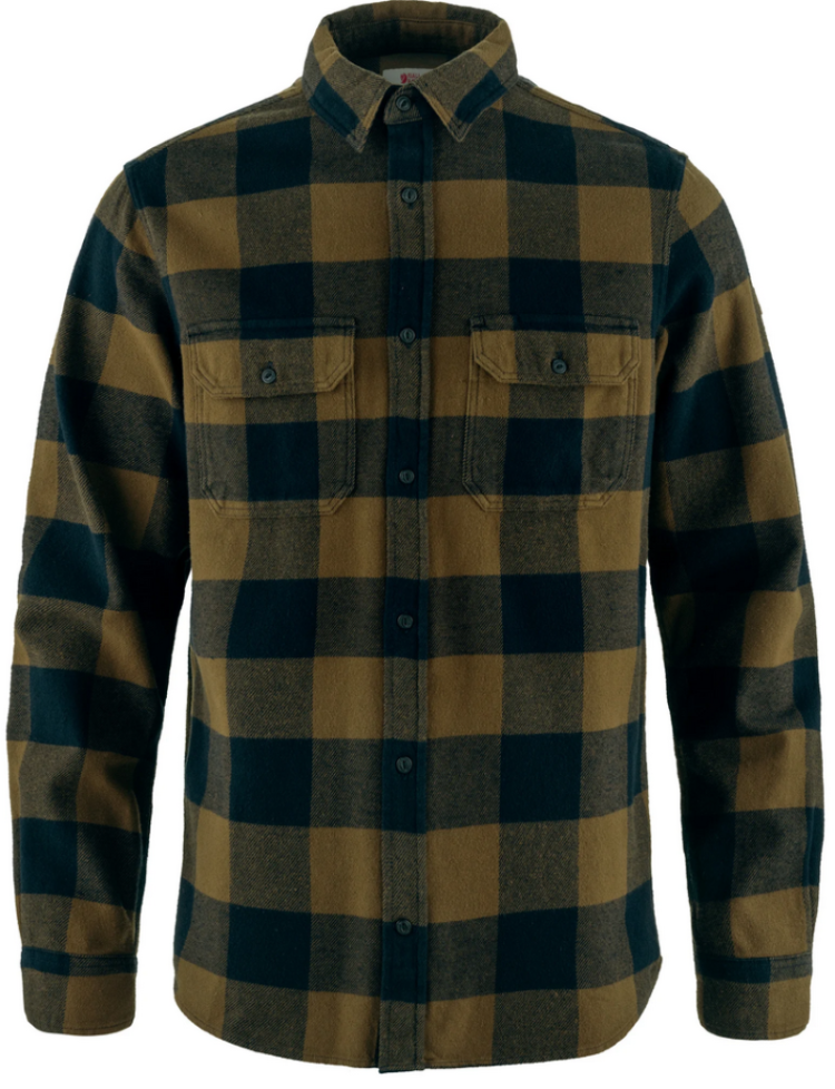 Ovik Heavy Flannel Shirt Men 265-555 wood br