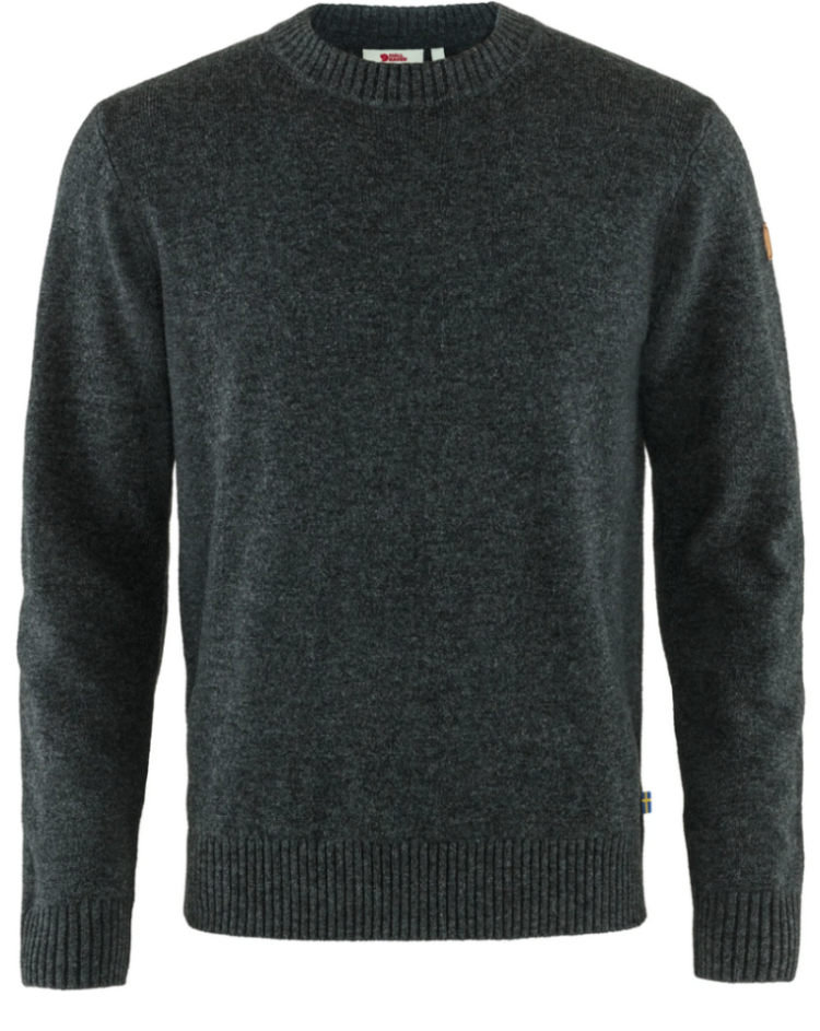 Övik Round-neck Sweater Men 030 Dark Grey