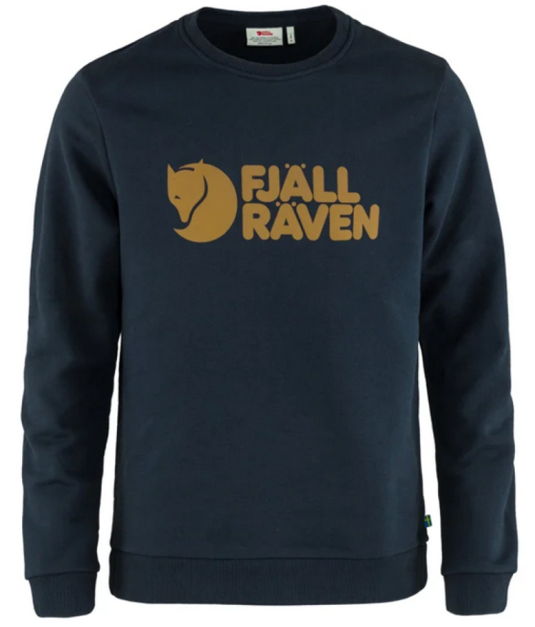 Fjällräven Logo Sweater Men 555 dark navy