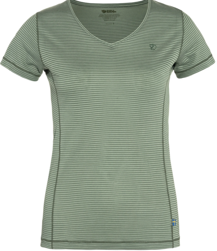 Abisko Cool T-shirt Women 614 patina gree