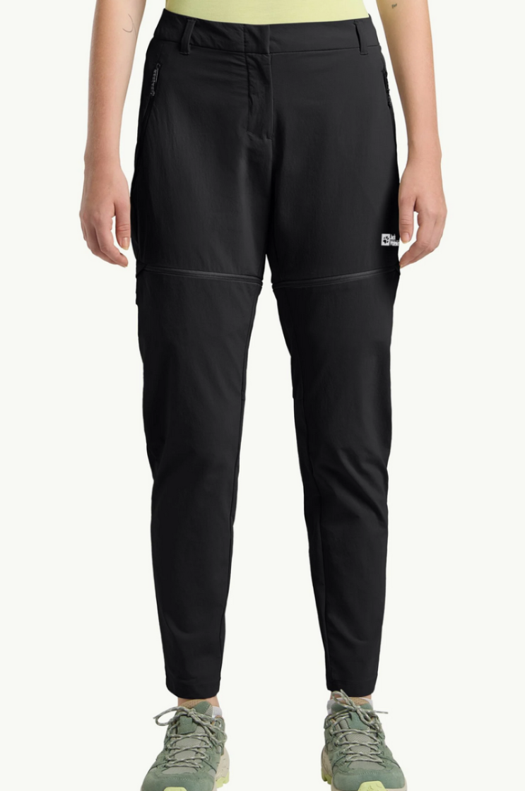 Hikeout Zip Off Pants Women 6000 Black