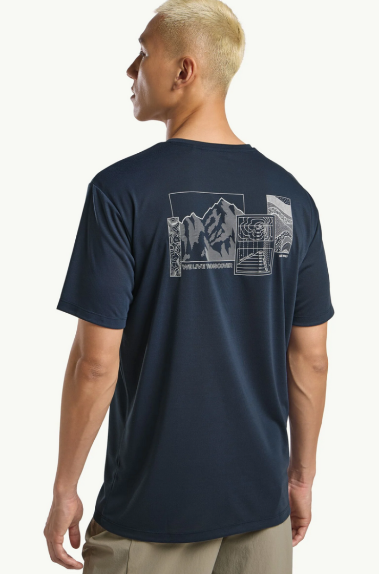 Vonnan Graphic T Men T0242 Midnight