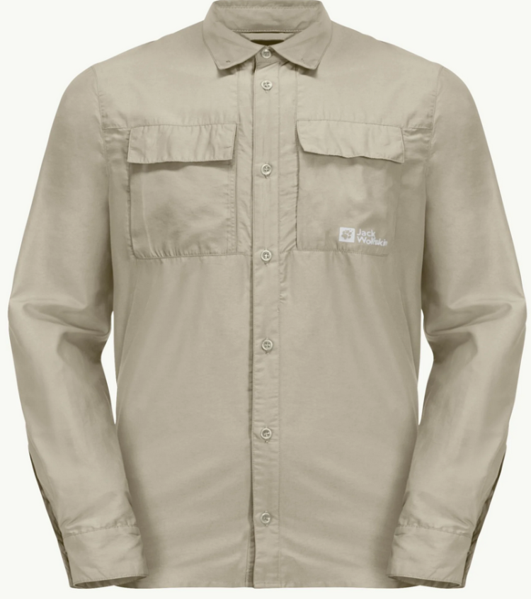 Barrier LS Shirt Men 4030 Stone