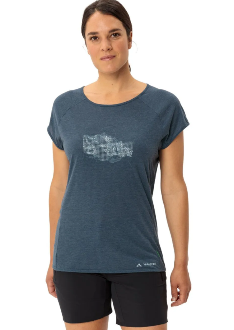 Wo Tekoa T-shirt II 396 dark sea/da