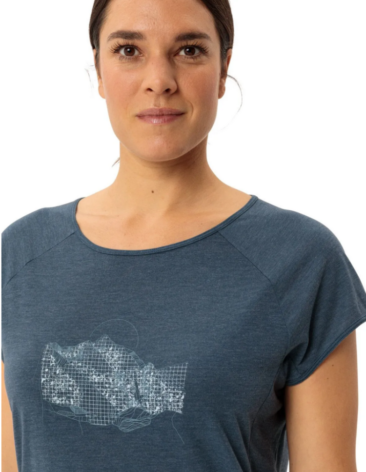 Wo Tekoa T-shirt II 396 dark sea/da