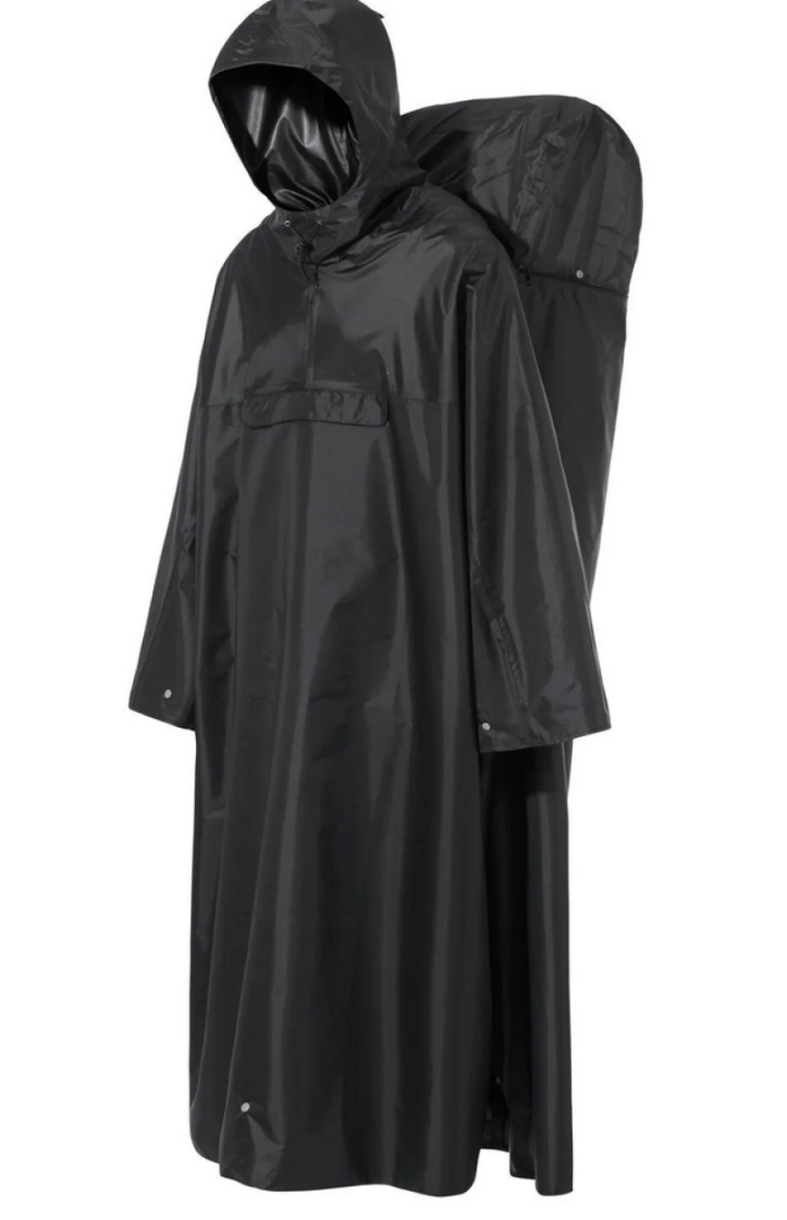 Hiking Backpack Poncho II 010 black