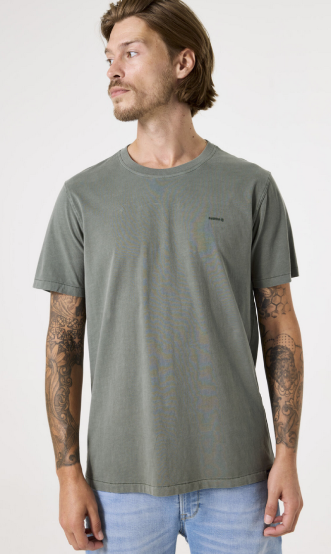 T-shirt basic effen 2050 Sage Green