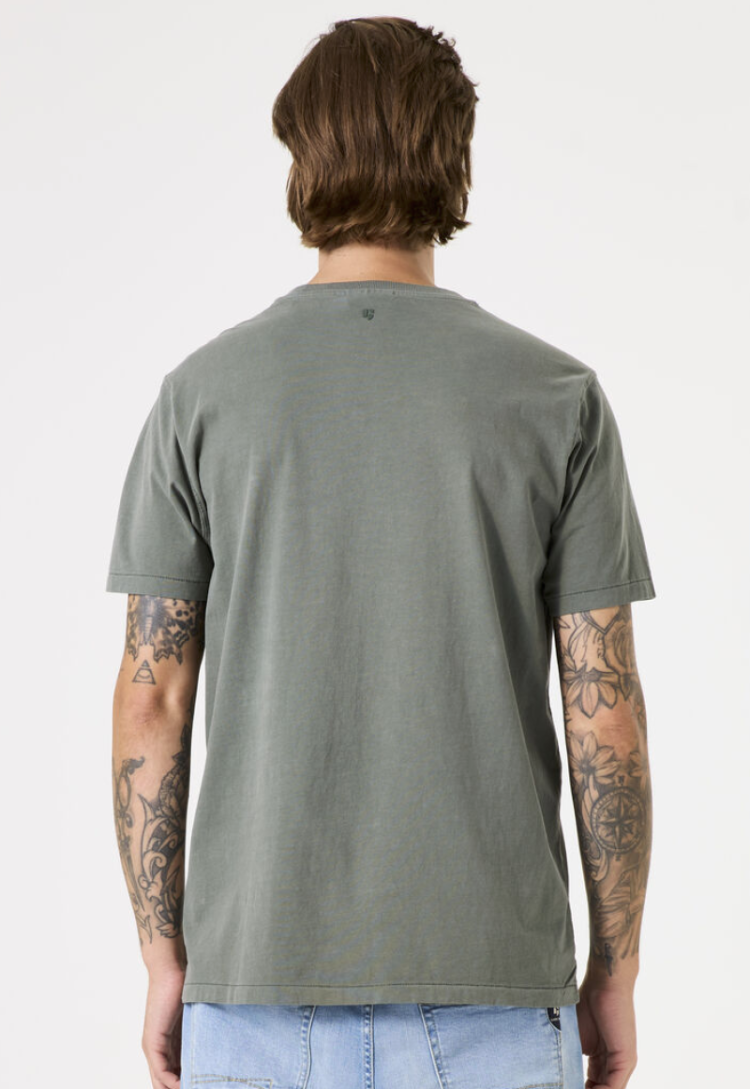 T-shirt basic effen 2050 Sage Green