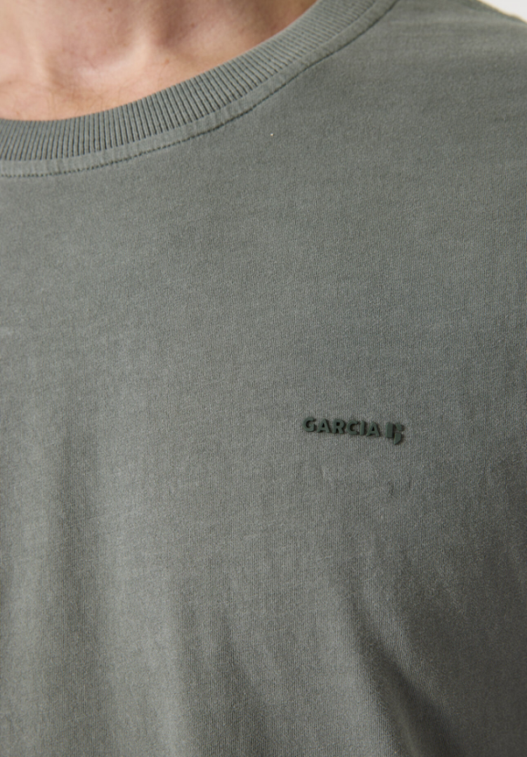 T-shirt basic effen 2050 Sage Green