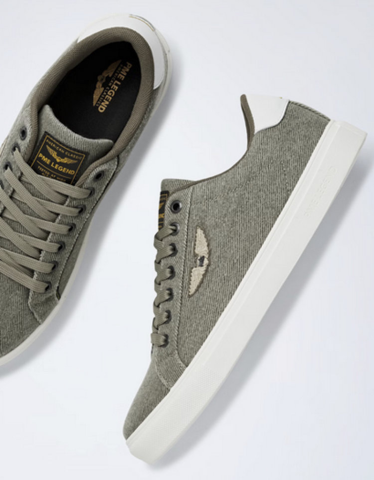Beechburd Low Sneaker canvas 6540 olive green