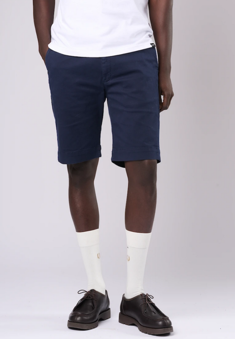 Chino Short effen 407 Ink Blue