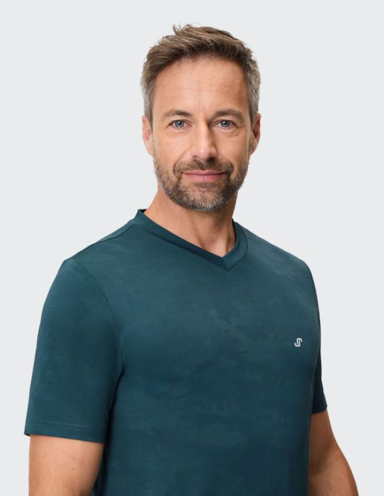 Arno t-shirt 10487 dark teal