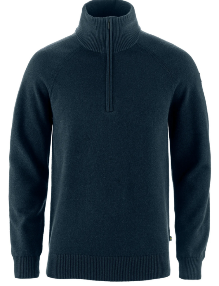 Ovik Lite Half Zip Men 555 Dark Navy