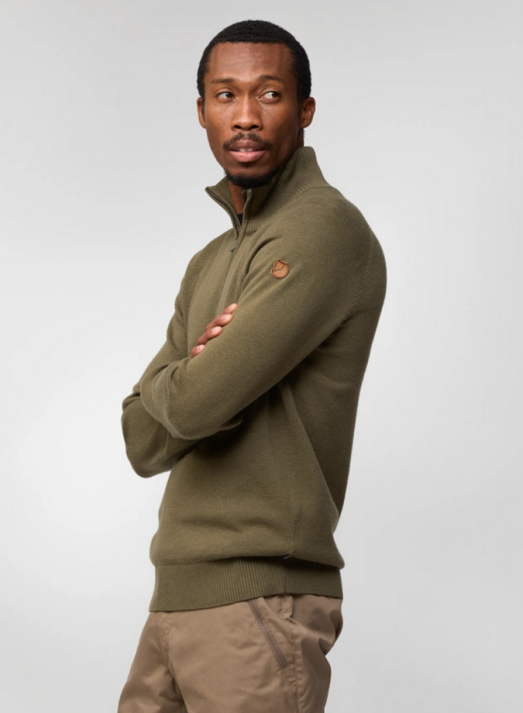 Ovik Lite Half Zip Men 625 laurel gree