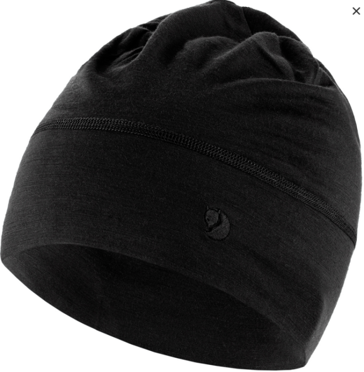 Abisko Lite Wool Beanie 550 Black