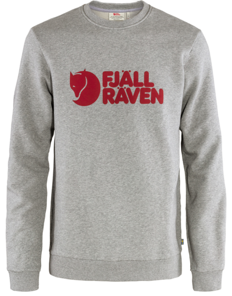 Fjallraven Logo Sweater Men 020-999 Grey Me