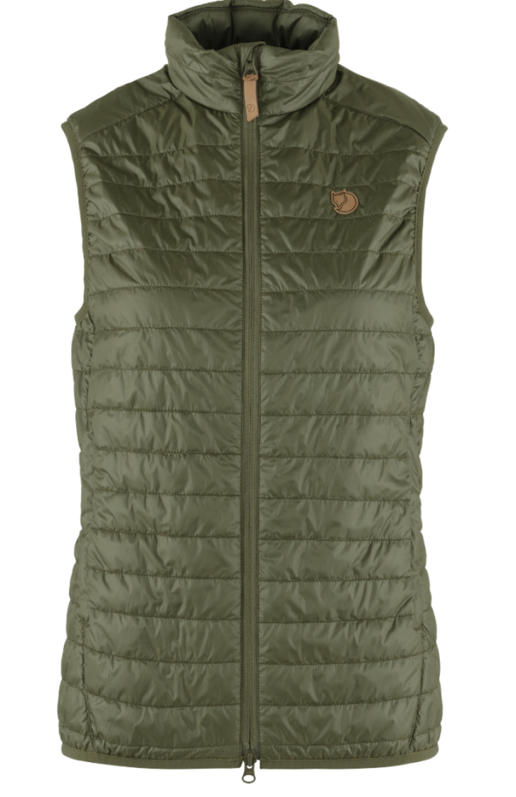 Abisko Padded Vest Women 625 Laurel Gree