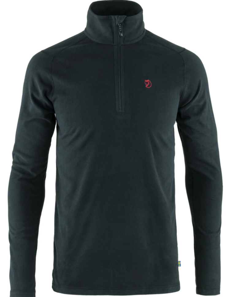 Pine Half Zip Men 550 Black