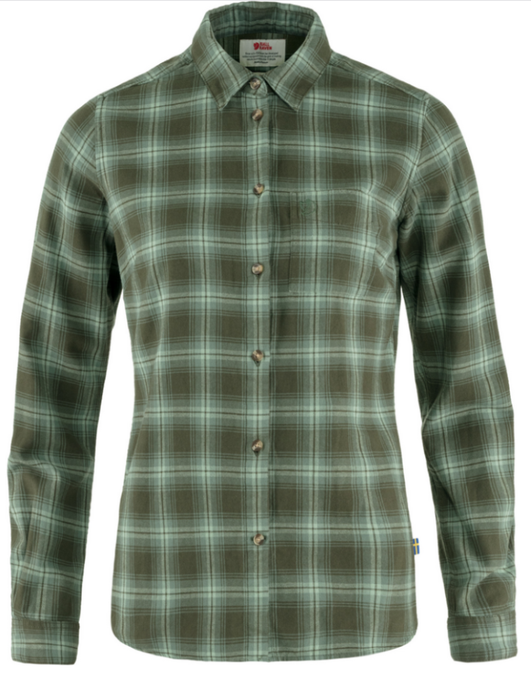 Ovik Flannel Shirt Women 662-614 Deep Fo