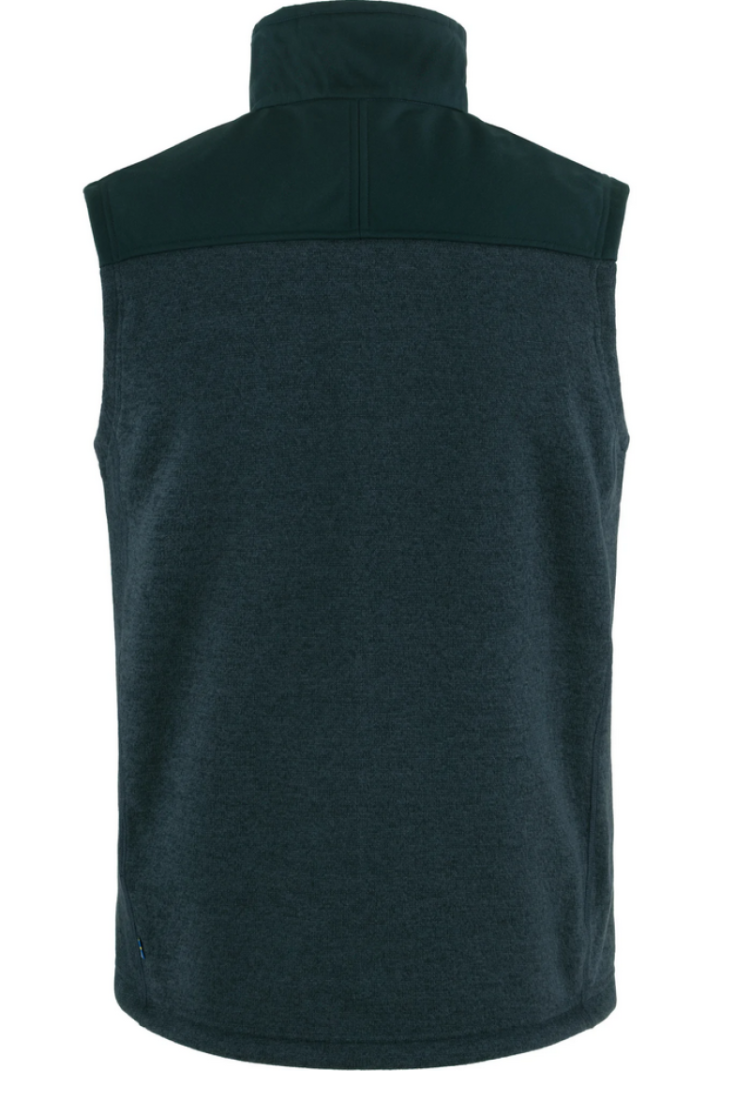 Buck Fleece Vest Men 555 Dark Navy