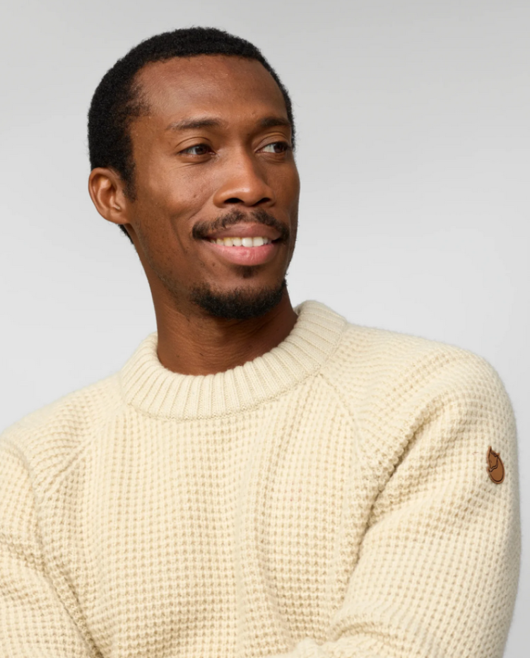 Ovik Waffle Knit Men 191 Light Beige