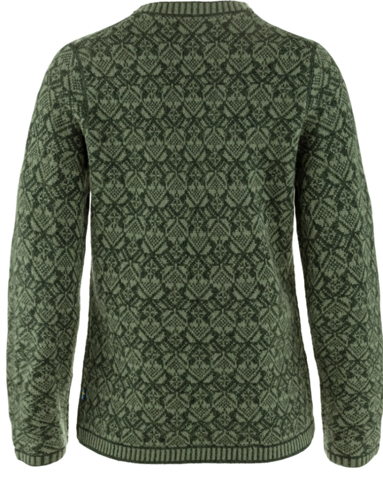 Snow Round Neck Sweater Women 662 Deep Forest