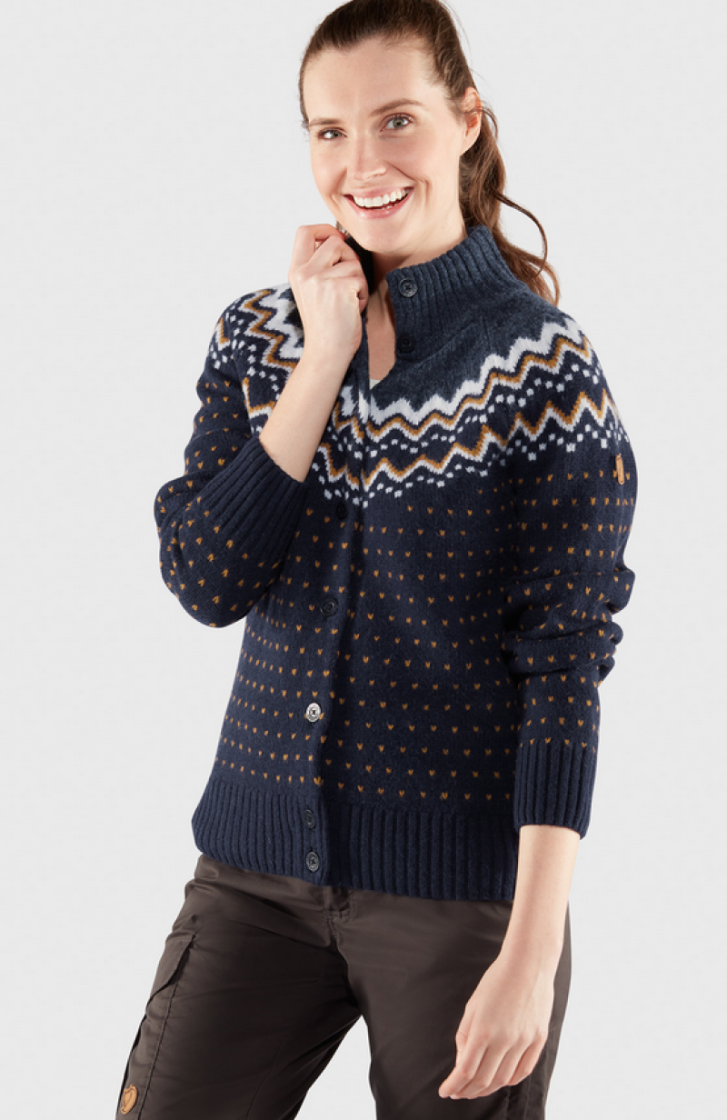 Ovik Knit Cardigan Women 555 Dark Navy
