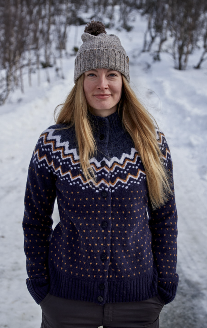 Ovik Knit Cardigan Women 555 Dark Navy