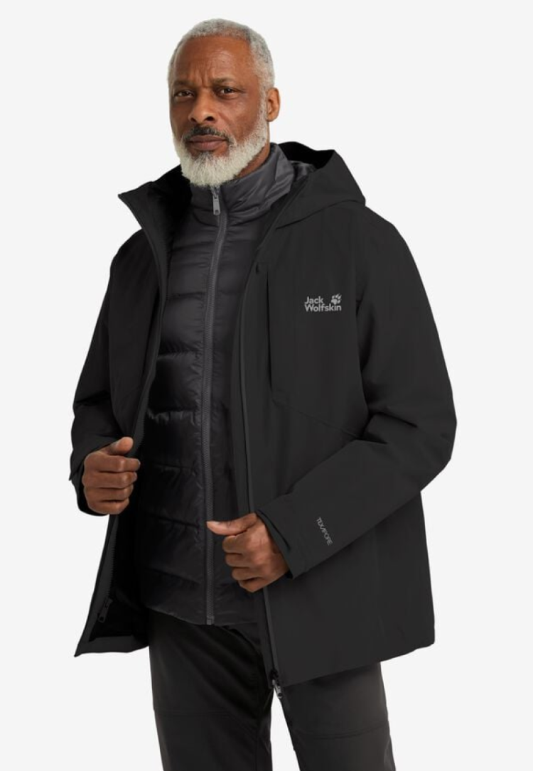 Icecape 3in1 Down Jkt Men RDS 6000 Black