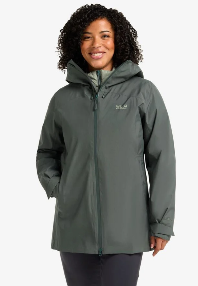 Icecape 3in1 Down Jkt Women RDS 4136 Slate Gree