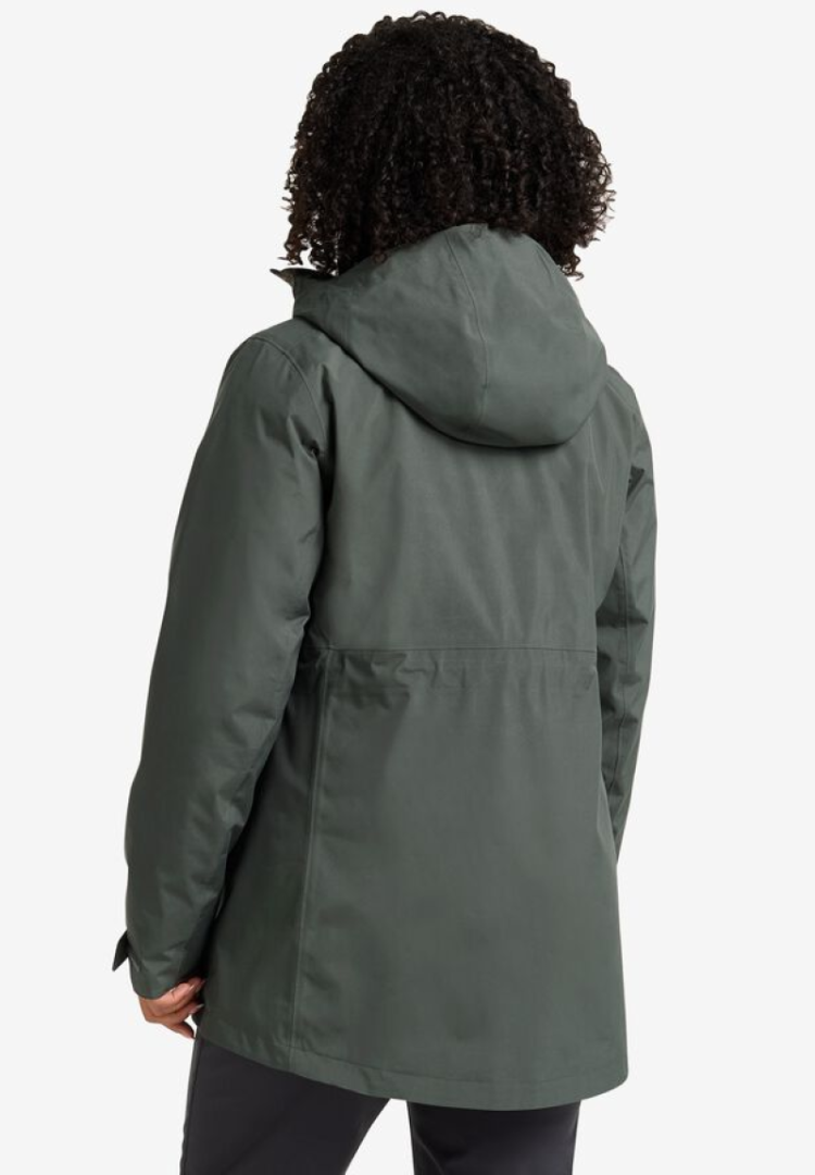 Icecape 3in1 Down Jkt Women RDS 4136 Slate Gree