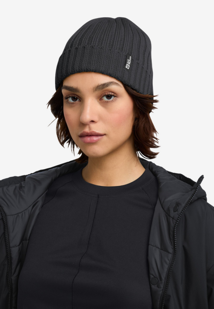 Rib Knit Beanie 6000 Black