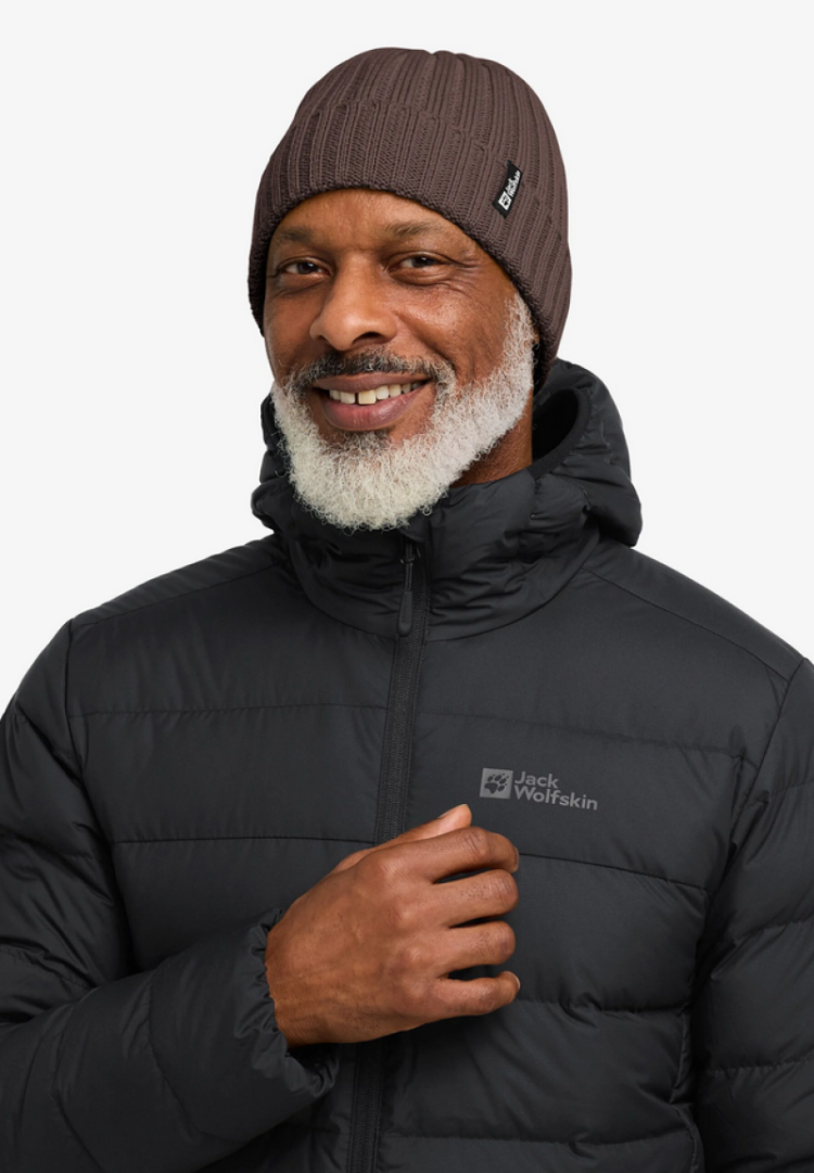 Rib Knit Beanie D0108 Peat