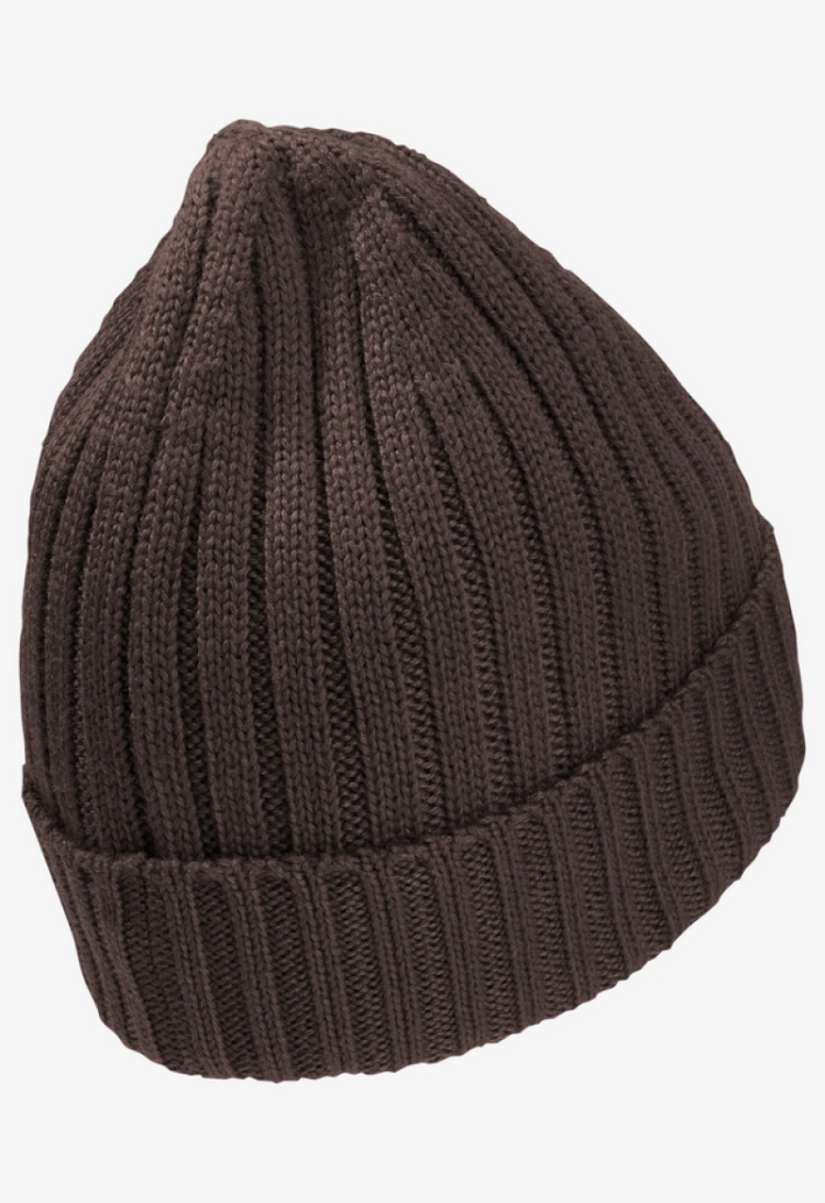 Rib Knit Beanie D0108 Peat