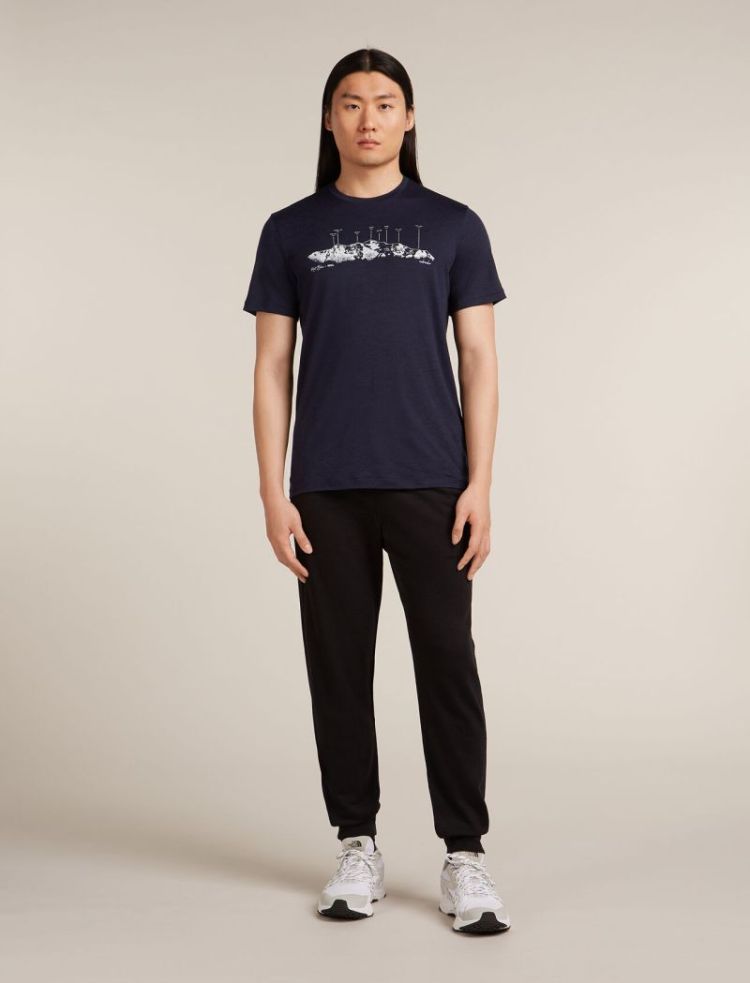 Me Tech Lite SS Tee Massif 401 Midnight Na
