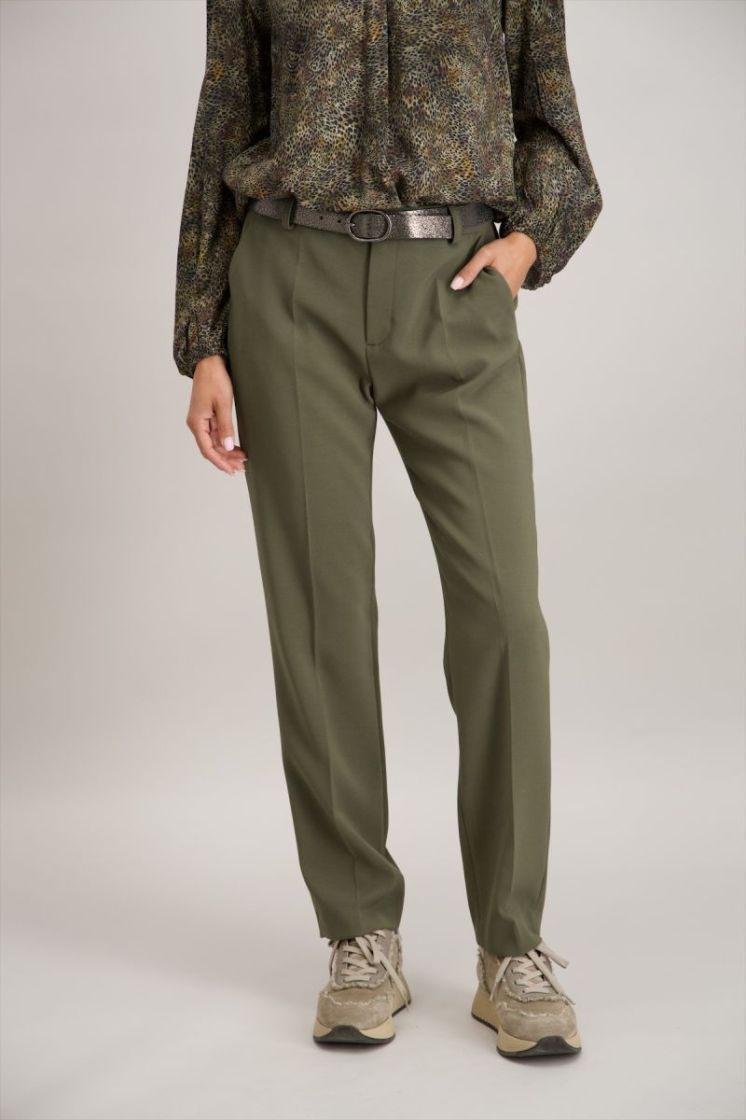 Chinobroek effen 15 kaki    