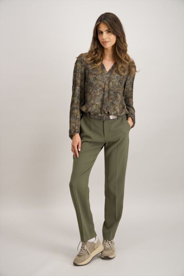 Chinobroek effen 15 kaki    