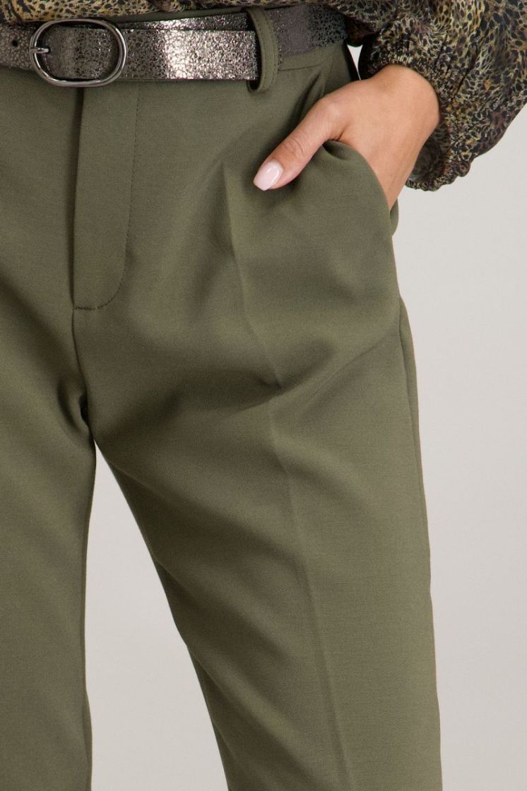 Chinobroek effen 15 kaki    