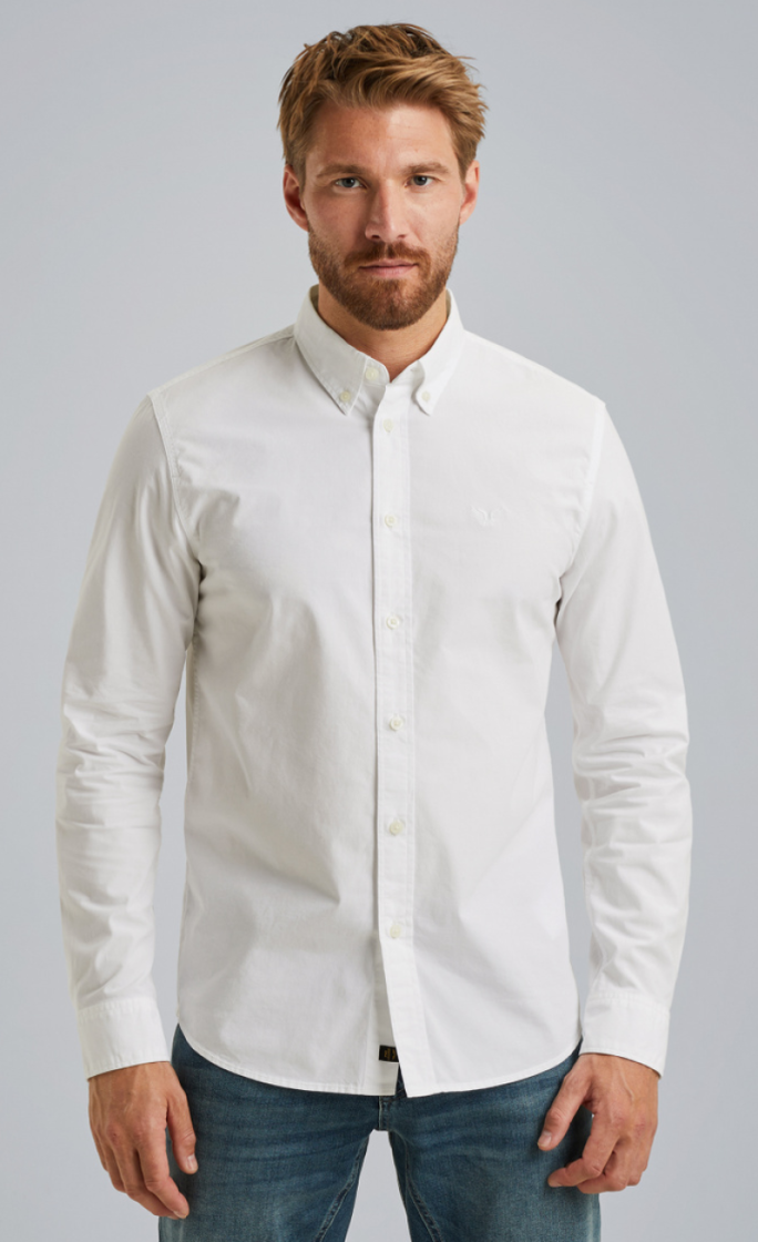 hemd LM NOOS afgewassen 7003 Bright Whi