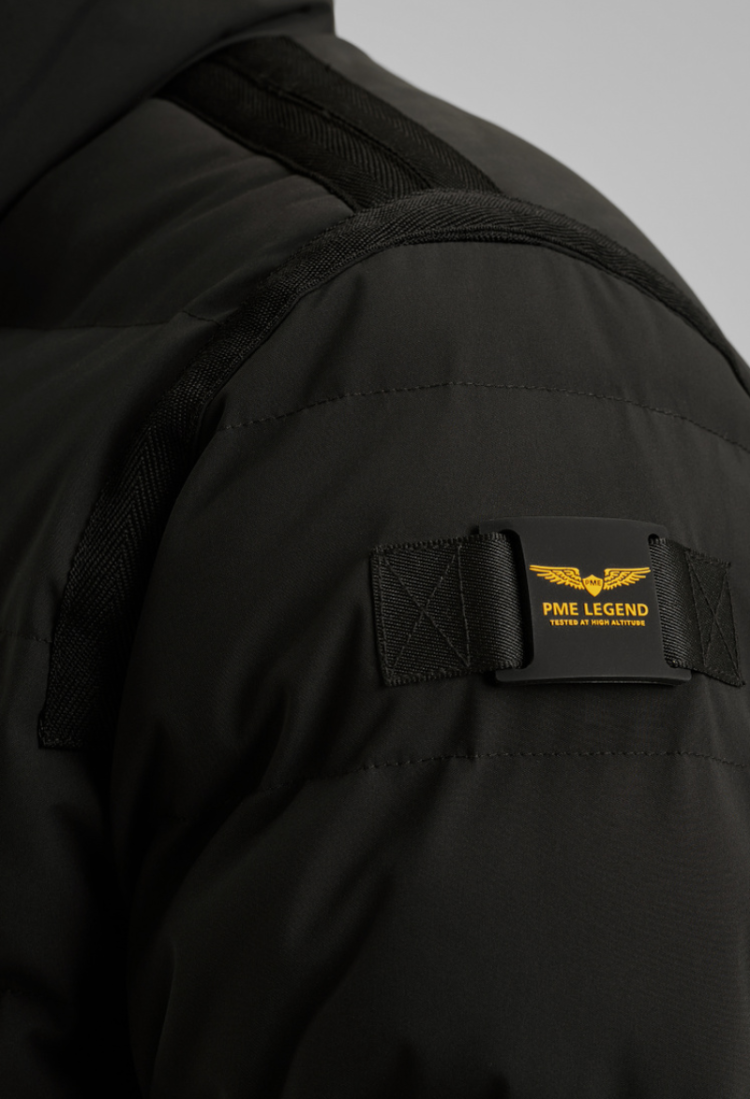Jas dikker doorstikt zonder kap FREIGHTYET Perfor 9067 Jet Black
