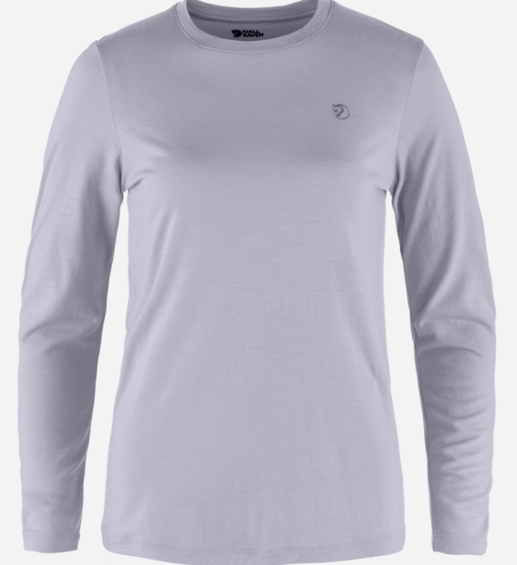Abisko Wool LS Women 452 Lavender Mist