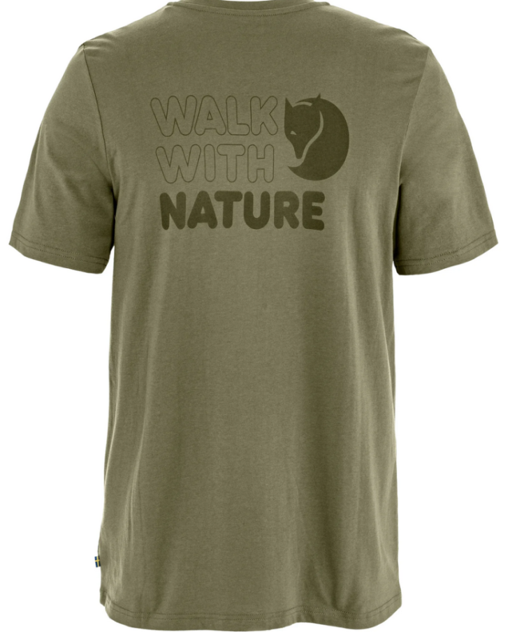 Walk With Nature T-shirt Men (m backprint) 620 green