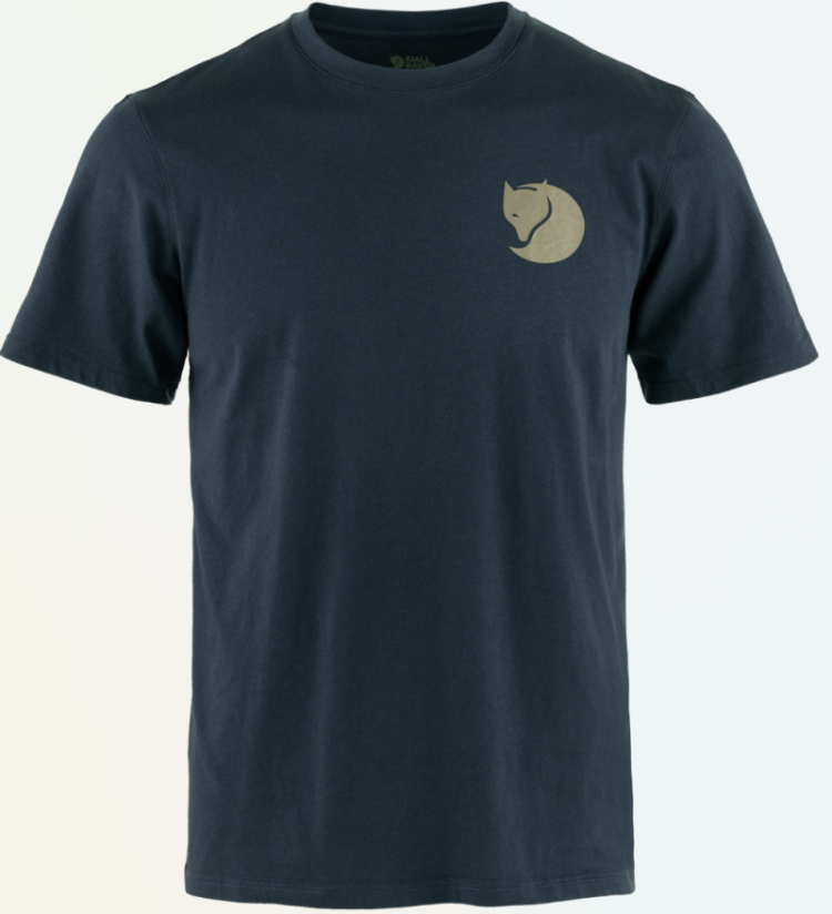Walk With Nature T-shirt Men (m backprint) 555 dark navy
