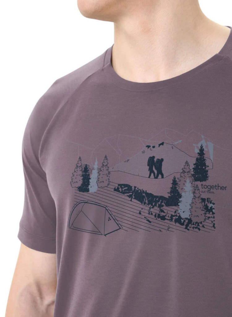 Me Gleann T-shirt II 094 purple ash