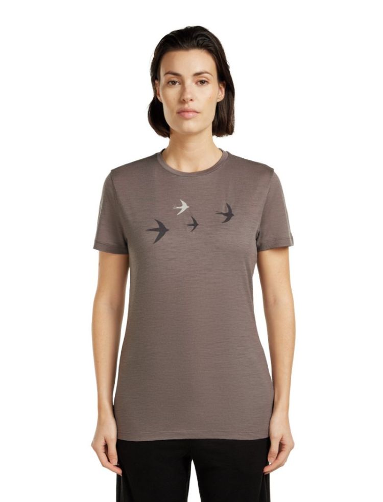 Tech Lite SS Tee Bird Transit 0KW Porcini